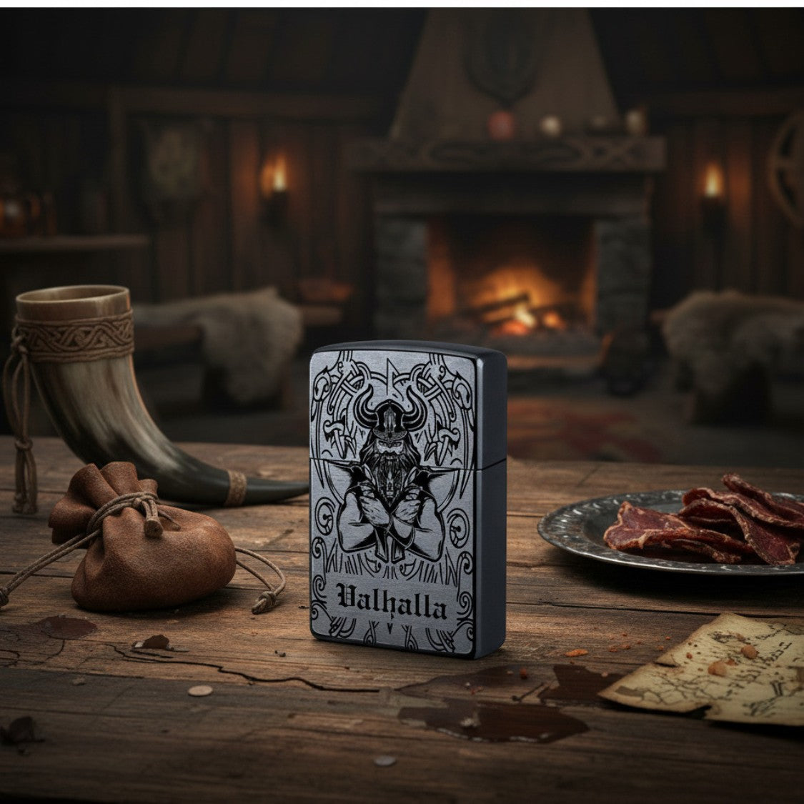 Zippo Vikingo personalizado