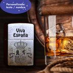 Zippo escudo españa con tu nombre