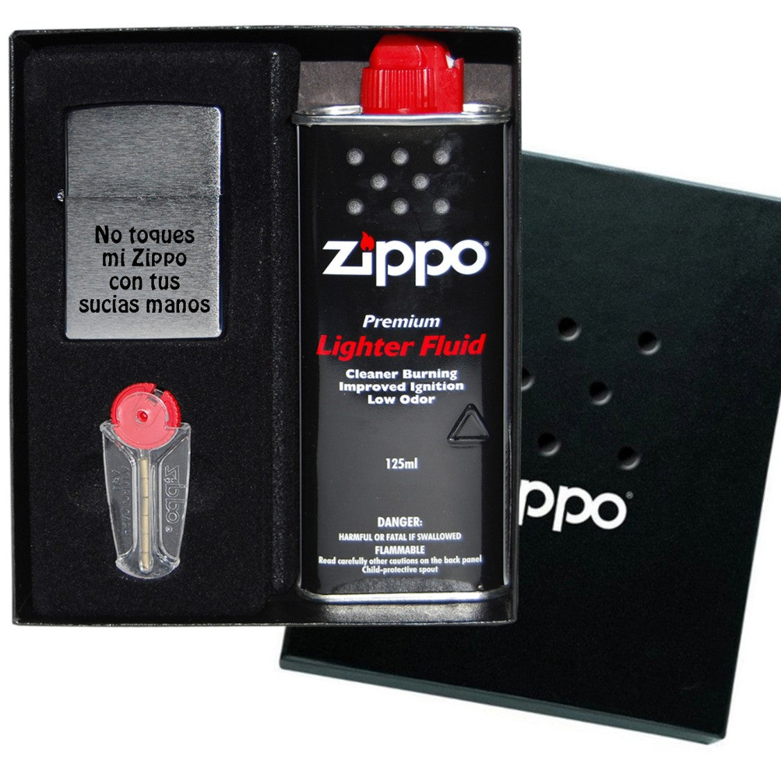 Zippo personalizado con tu texto