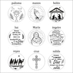 Brújula personalizada cristiano 9 diseños