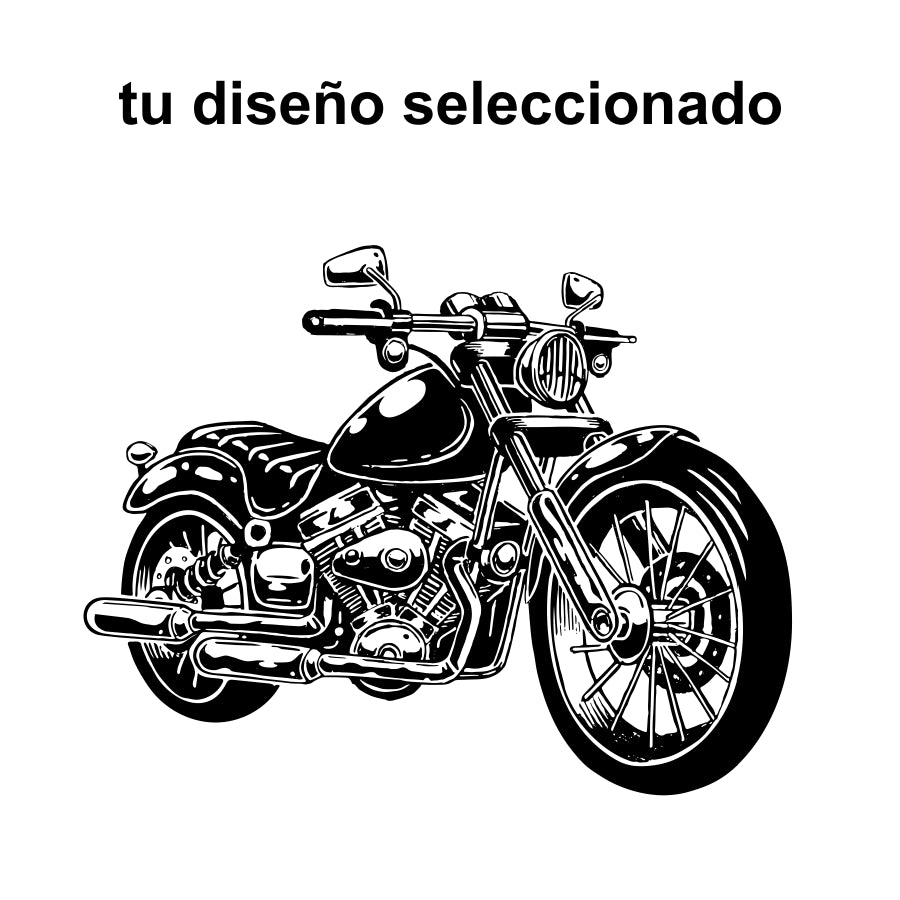 diseño moto chopper