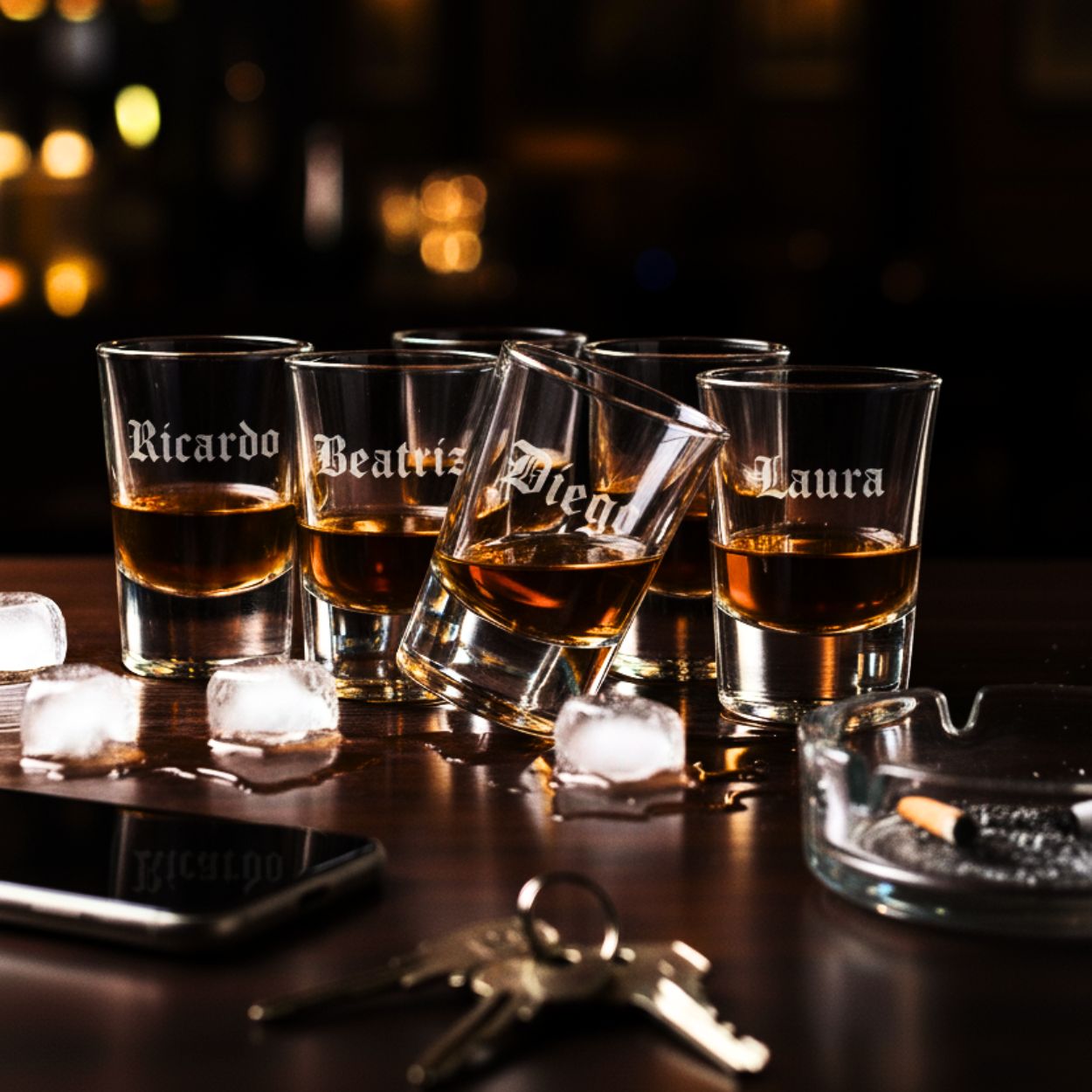 Chupito 4 Vasos personalizados