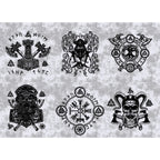 Vaso 6 diseños Vikingo a eligir