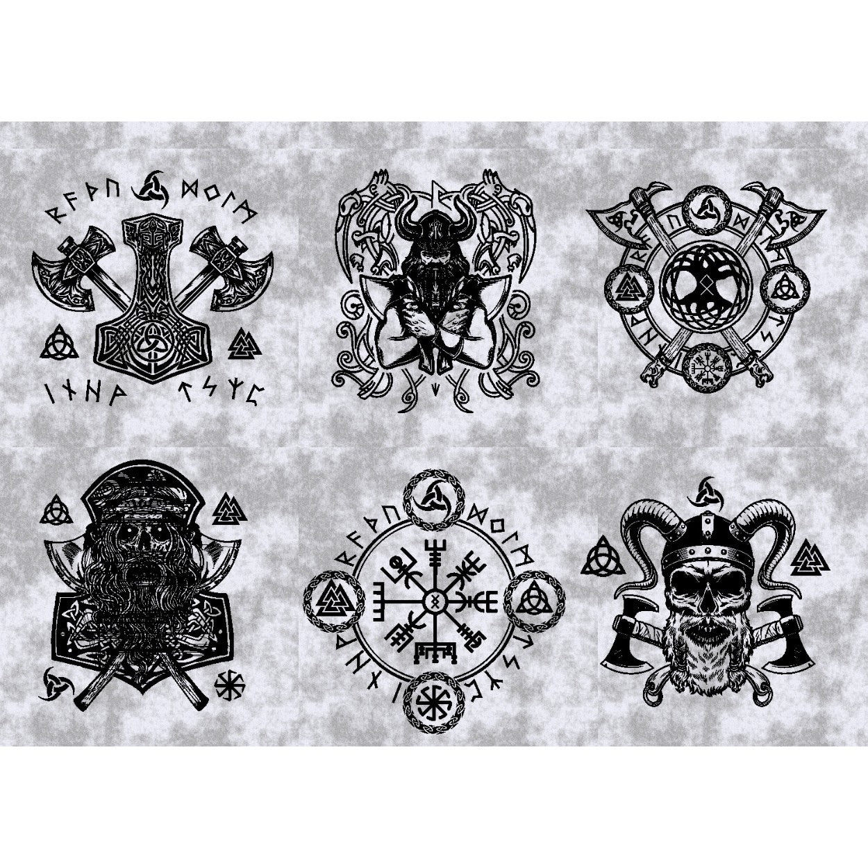 Vaso 6 diseños Vikingo a eligir