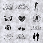 Juego copas cava 12 diseños