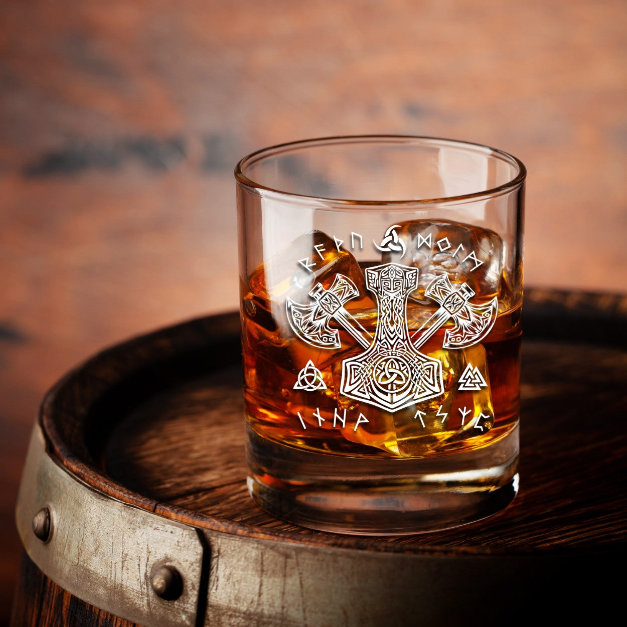 Vaso tu texto 6 diseños Vikingo