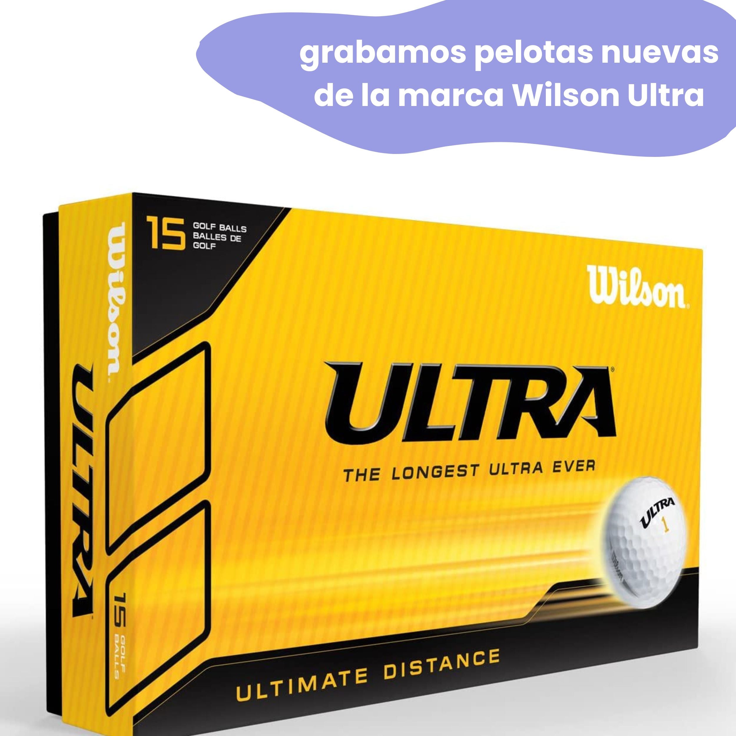 Bola de Golf Wilson Ultra