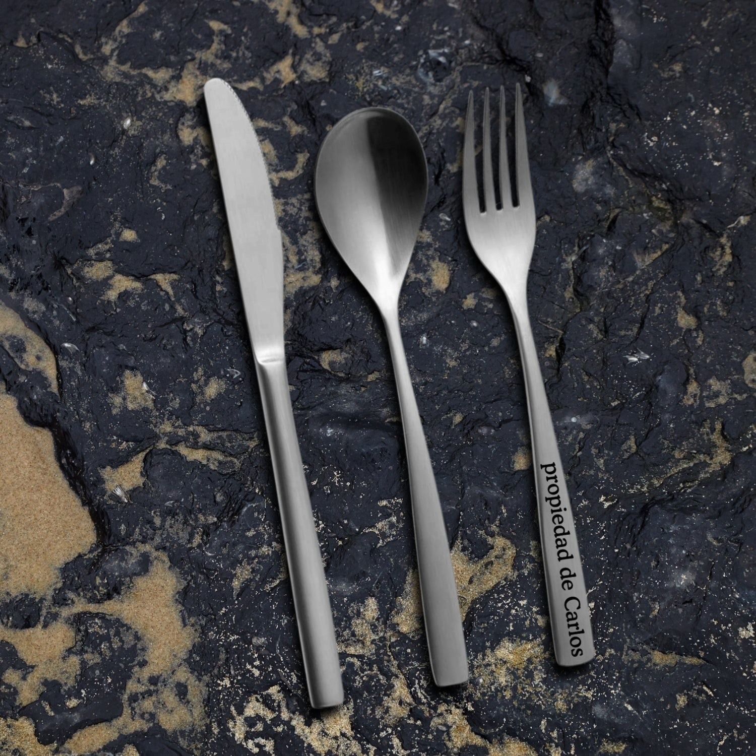 Juego Cubertería Comas BCN personalizada