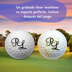 3 Bolas de golf personalizadas durabilidad