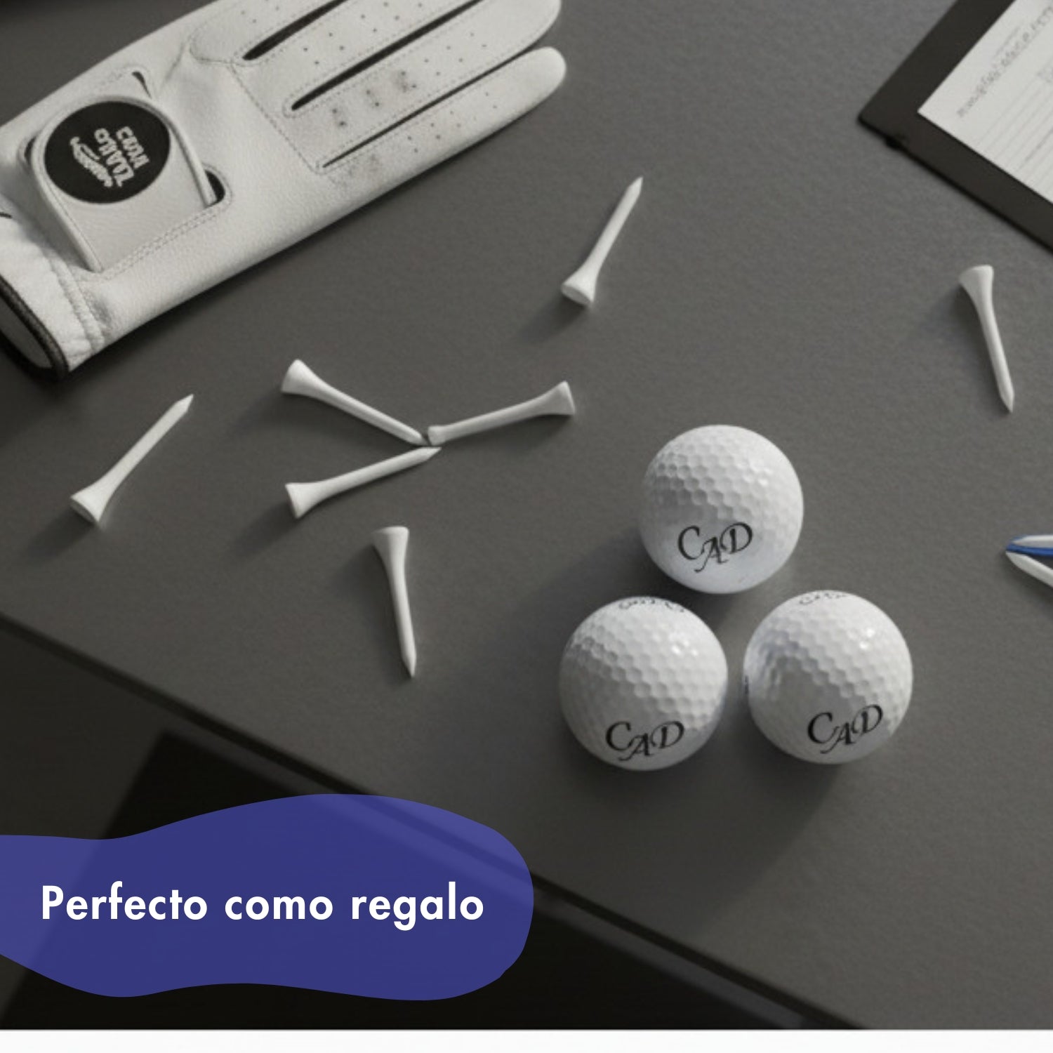 3 Bolas de golf personalizadas tus iniciales