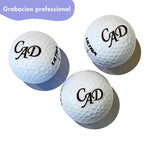 3 Bolas de golf personalizadas tus iniciales