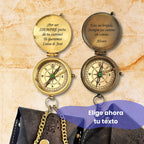 Brujula personalizada pulida