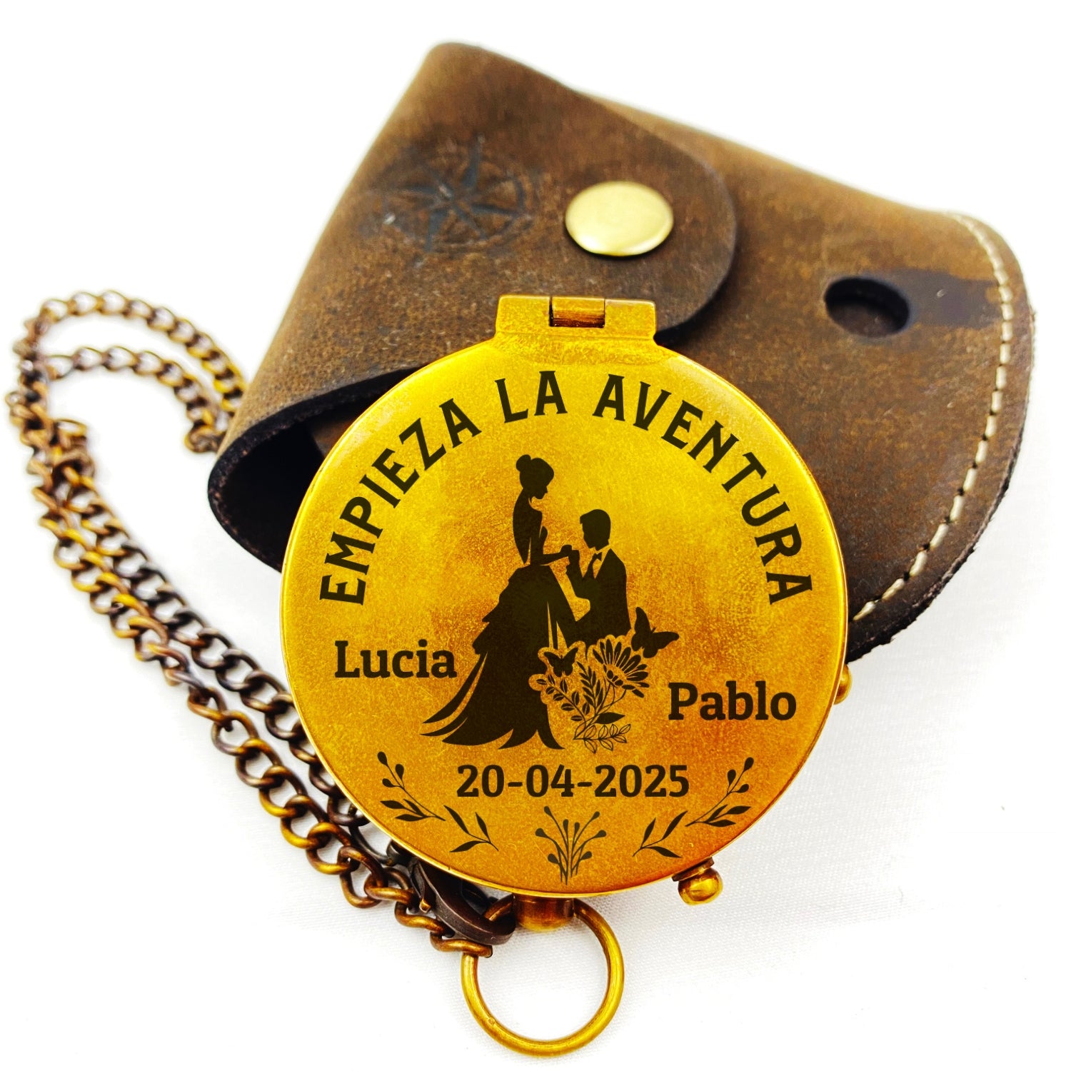 Brújula Boda Personalizada 9 diseños