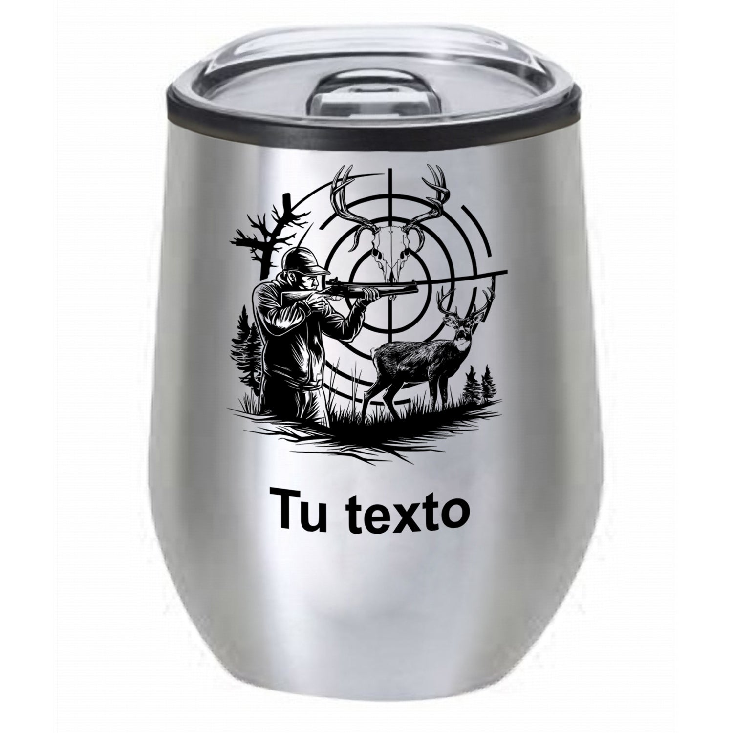 termo taza cazador personalizado