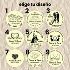 Brújula Boda 9 diseños