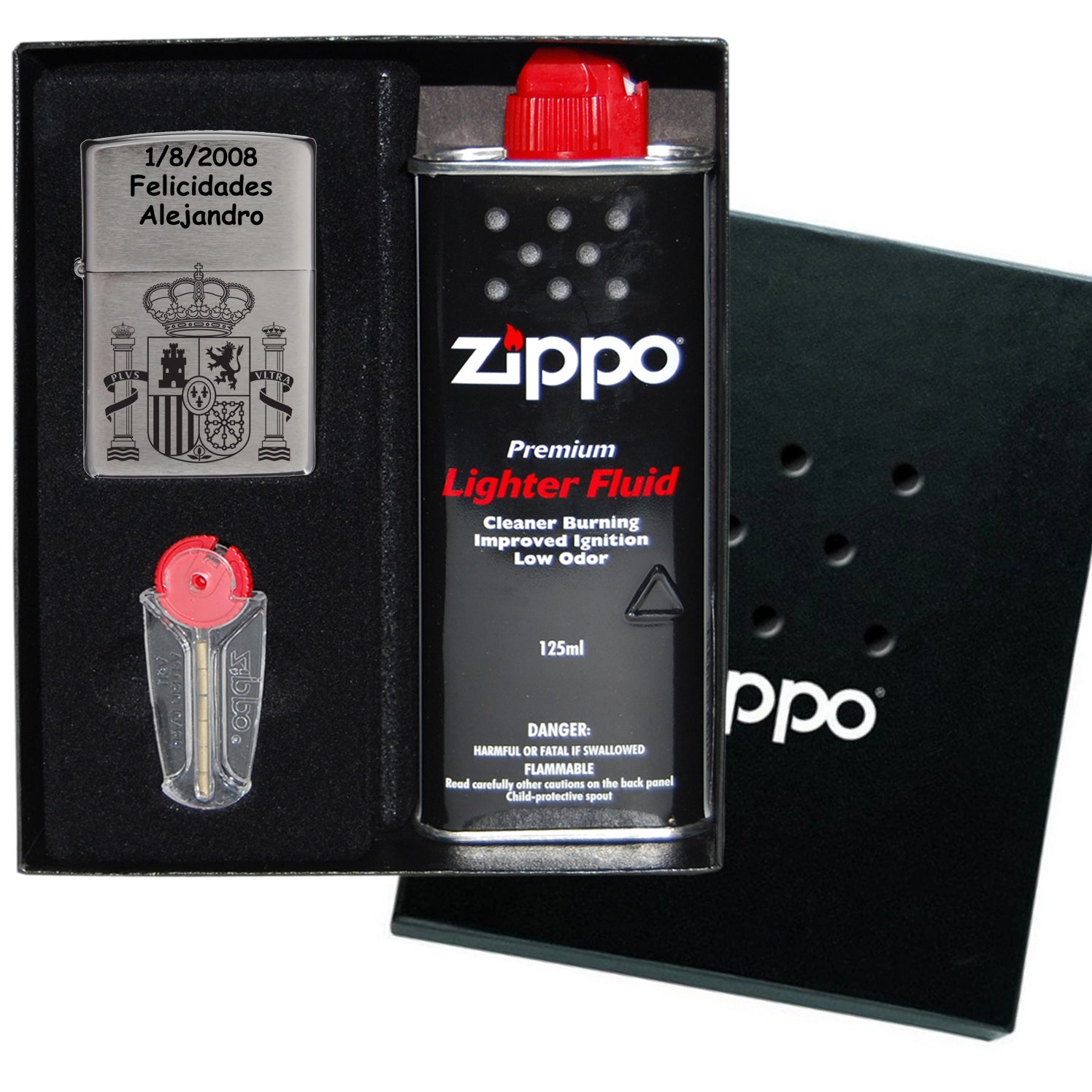 Zippo escudo caja de regalo