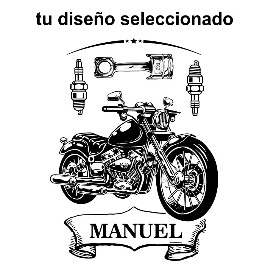 diseño moto chopper