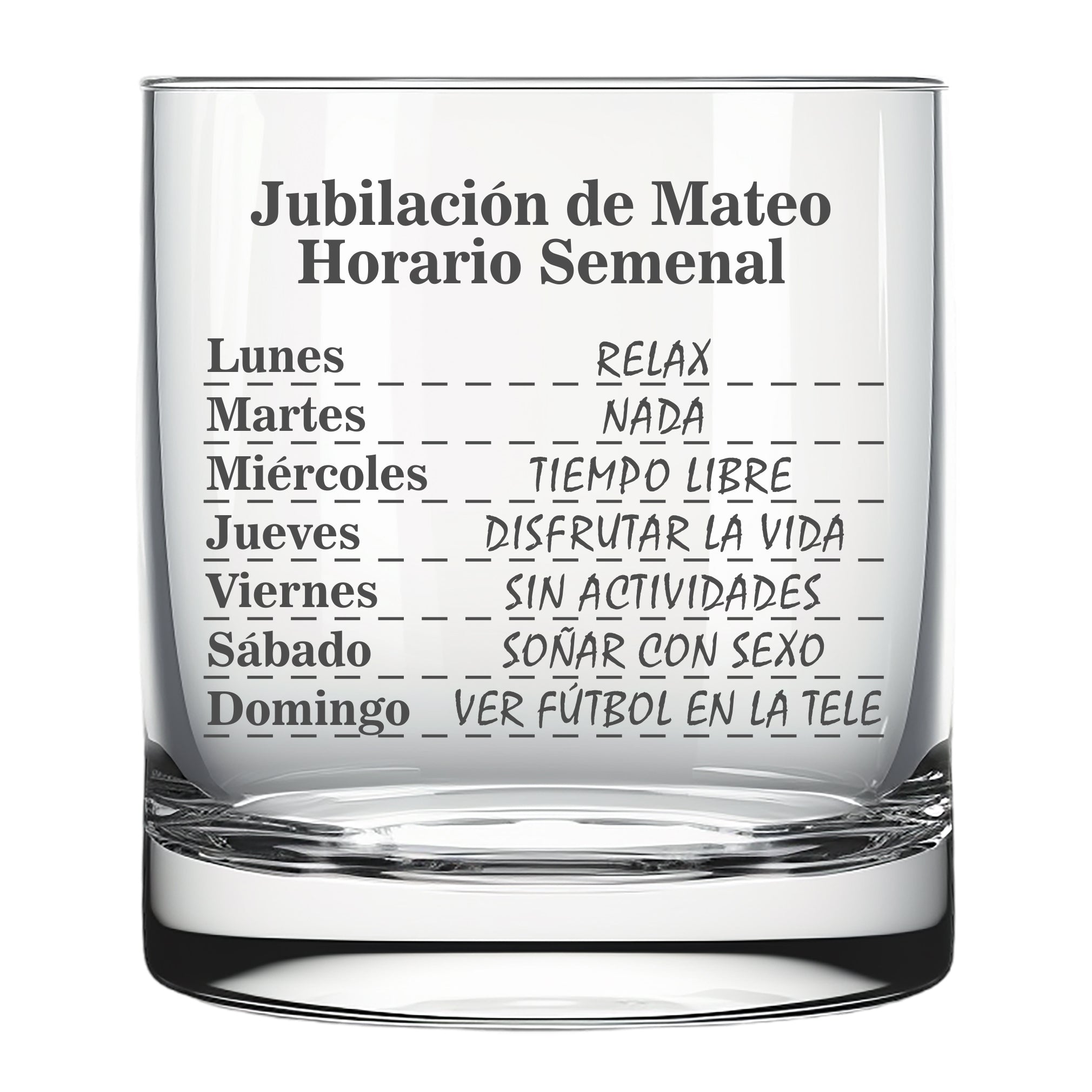 vasos jubilado