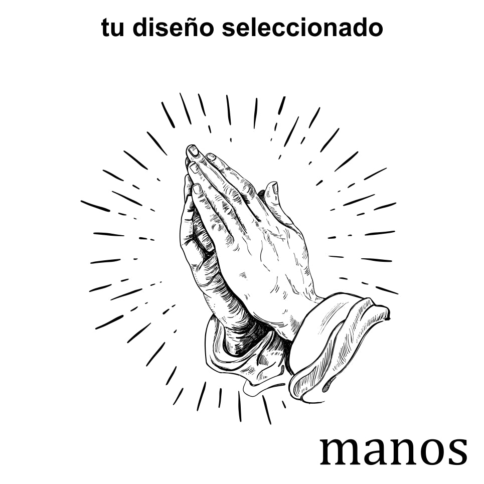 diseño cristiano iglesia manos