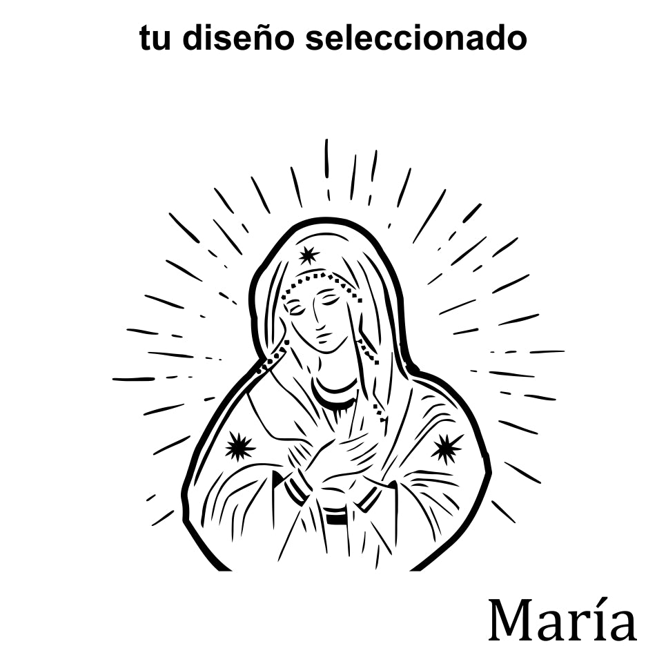 diseño cristiano iglesia Maria