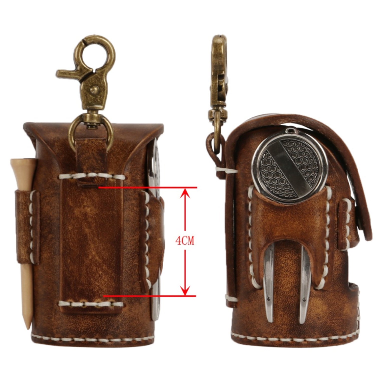 Estuche de Cuero golfista