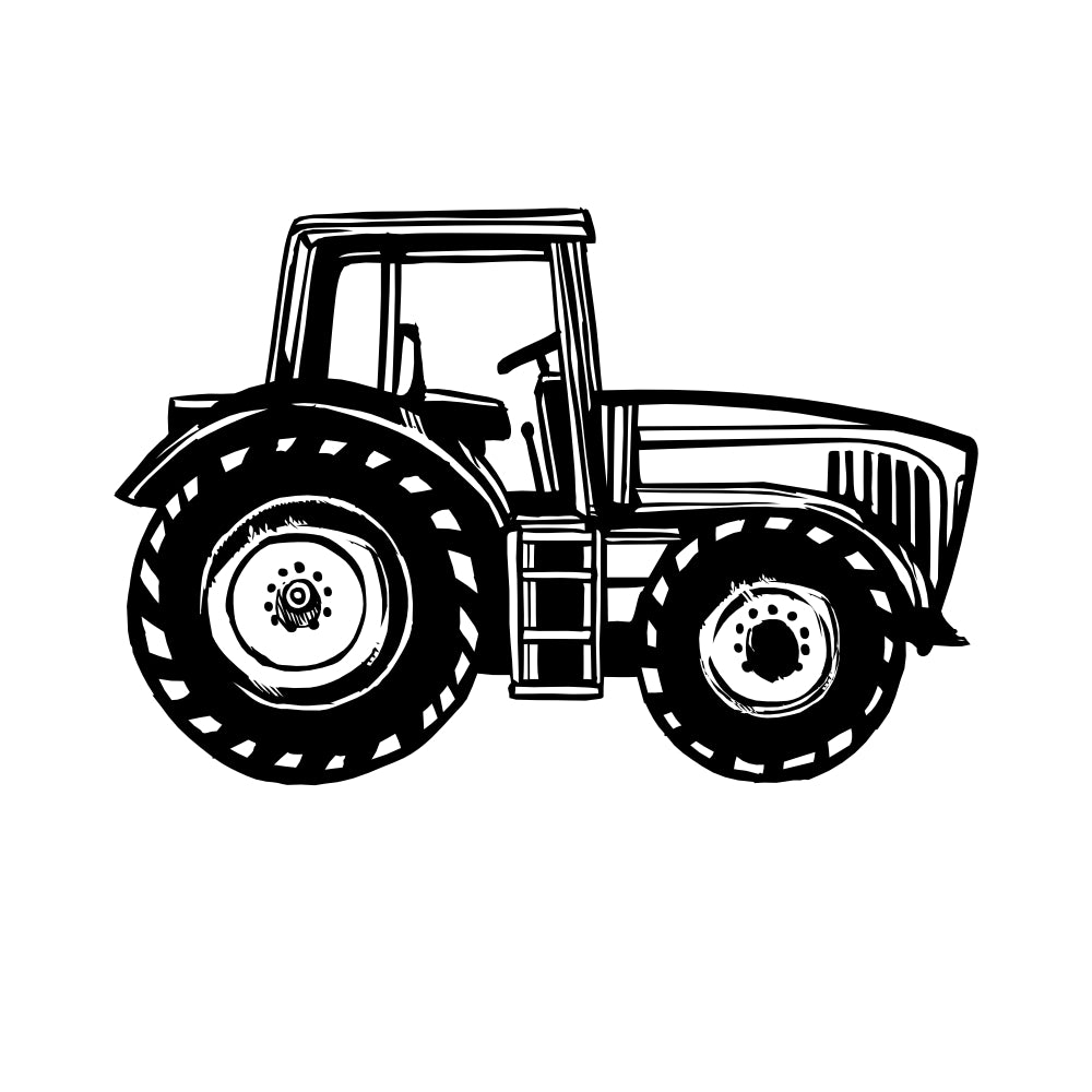 Petaca con grabado 4 diseños de tractor personalizada