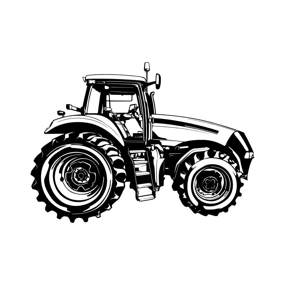 Petaca con grabado 4 diseños de tractor personalizada