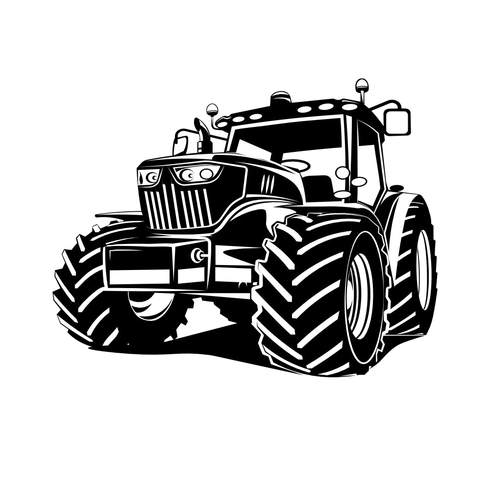 Petaca con grabado 4 diseños de tractor personalizada