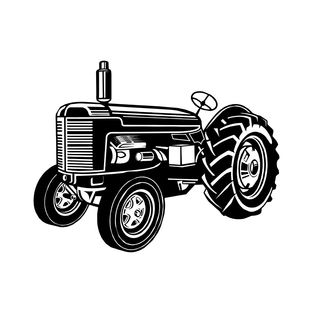 Petaca con grabado 4 diseños de tractor personalizada