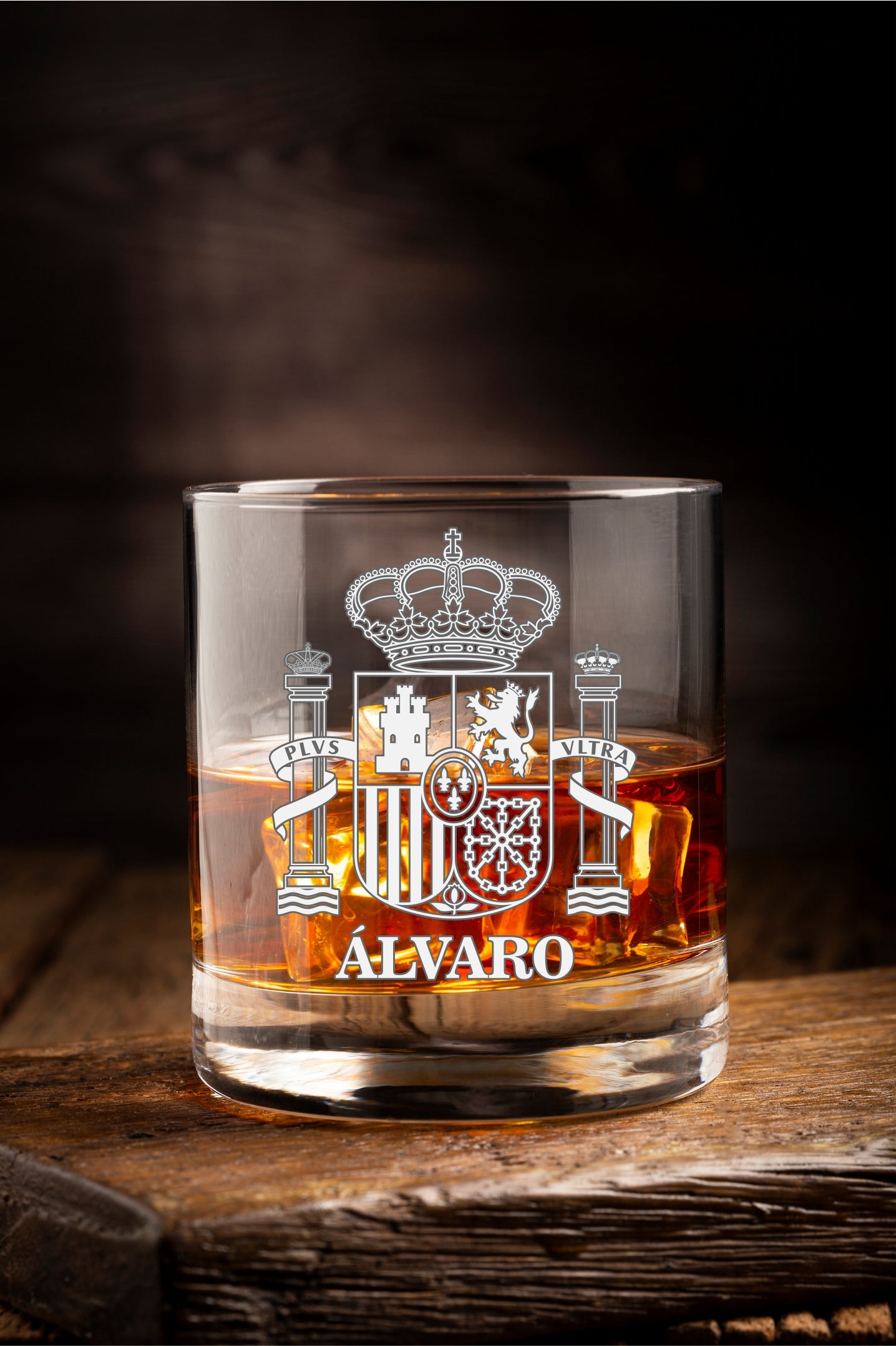 Vaso con escudo España personalizado