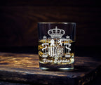 Vaso Whisky escudo España personalizado
