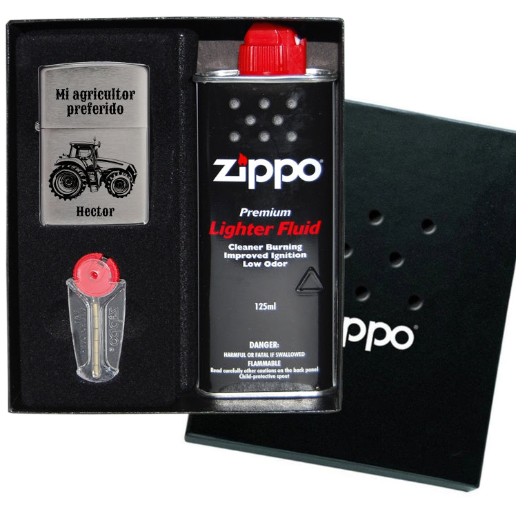Zippo tractor caja de regalo
