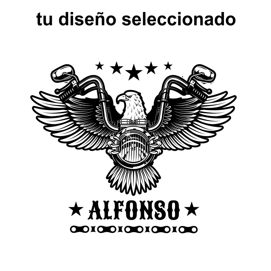 diseño moto aguila