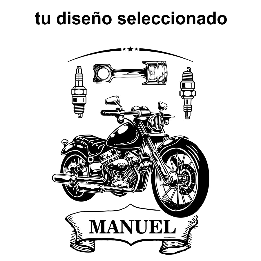 diseño moto chopper